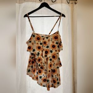 New! Sunflower Bathing Suit Top